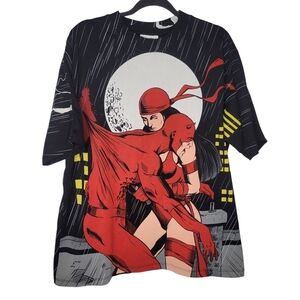 Chronic Images Daredevil "Lovers Quarrel" MYSTERY AOP Graphic T-Shirt Size Large